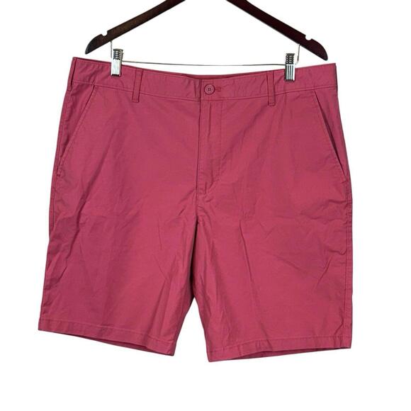 IZOD Hybrid Shorts Mens Sz 38 Pink Heather Advantage Performance Flat Front Golf - Picture 1 of 4